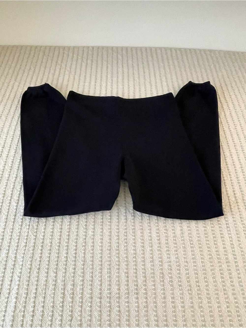 Women's Black Track Joggers with Drawstring Waist - Size: Medium